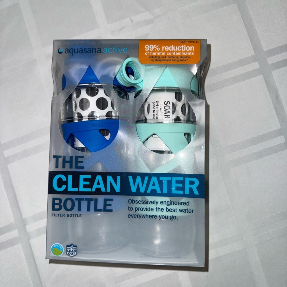 Aquasana Blue Water Bottle